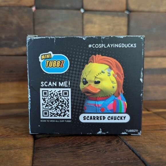 Scarred Chucky TUBBZ Mini Edition rubber duck Jeep - Picture 3 of 6